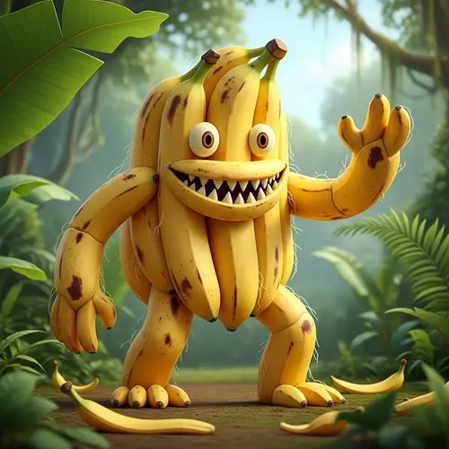 Banana Monster: A Fun & Spooky Character