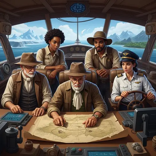 Epic Expedition: Brave Explorers Journey to Unknown Territories