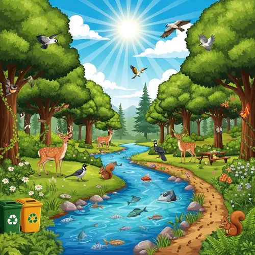 Thriving Forest Ecosystem: Health and Safety of Environment