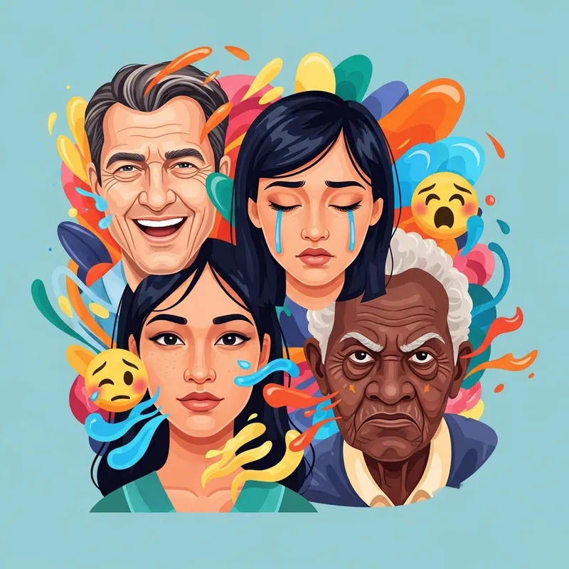 Abstract Portrayal of Human Emotions