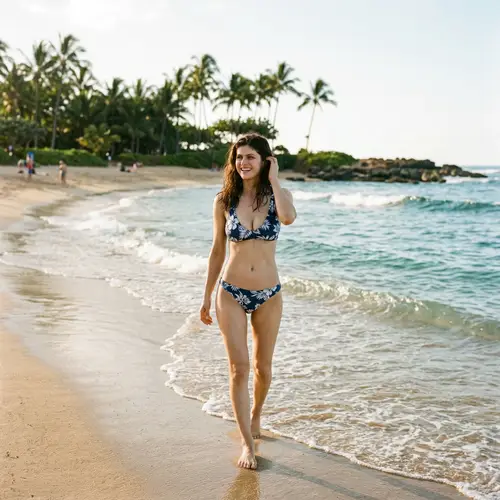 Alexandra Daddario in Bikini on the Beach | Stunning Images