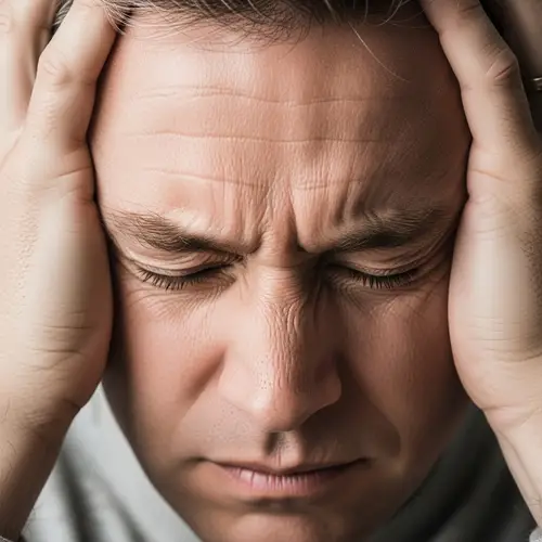 Middle-Aged Man in Deep Focus