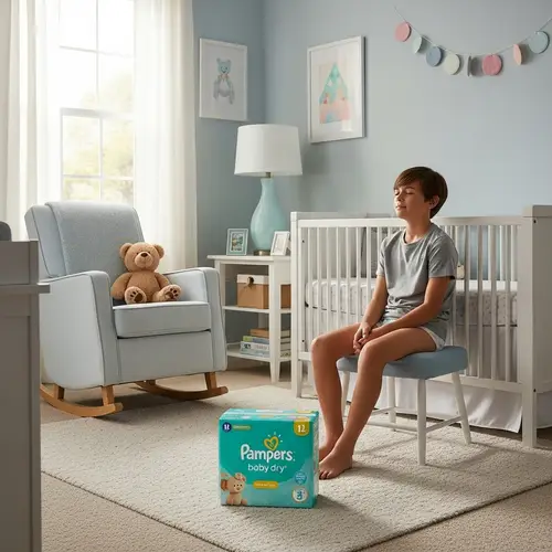 Child-Friendly Nursery Room Decor with Pampers Baby Dry Diapers