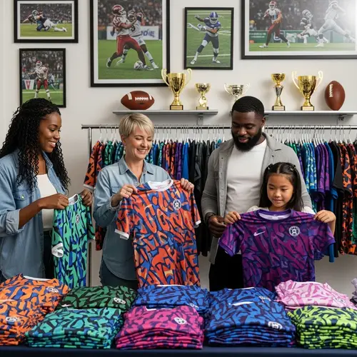 Football Shirt Giveaway - Colorful Shirts for Fans