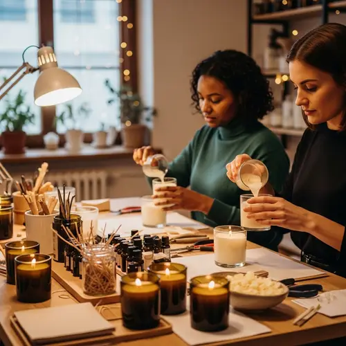 Artisan Soy Candle Making Studio - Creative Collaborative Craft
