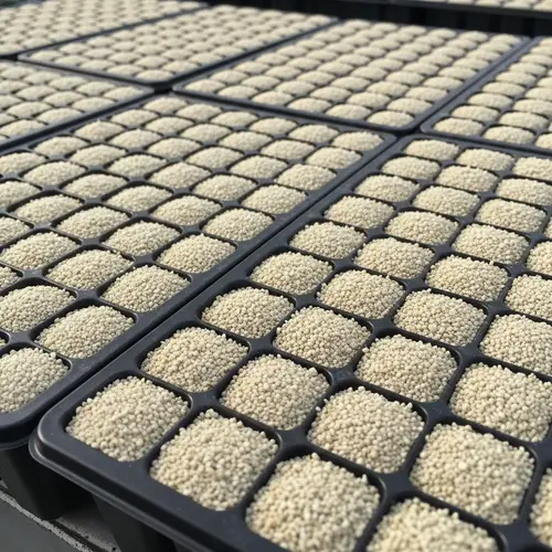 Plastic Seedling Trays with 200 Square Cells - 12 ml Each