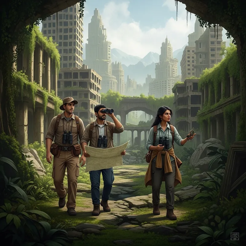 Explorers in an Extinct City: Uncovering Mysteries Explorers in an Extinct City: Uncovering Mysteries