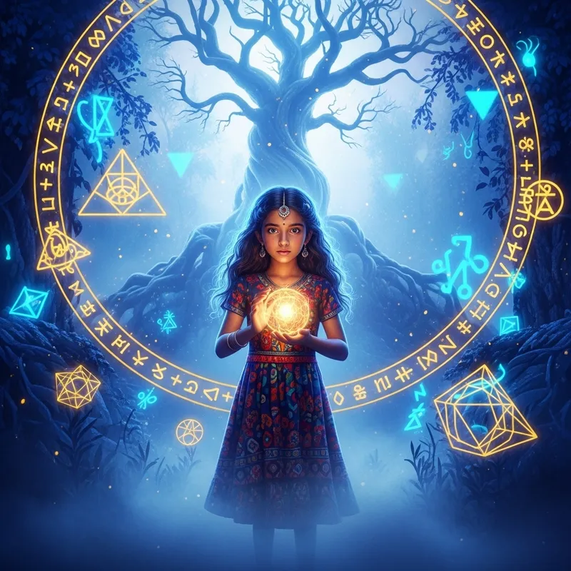 Illusion Girl: Enchanted Fog and Magic Orb Illusion Girl: Enchanted Fog and Magic Orb