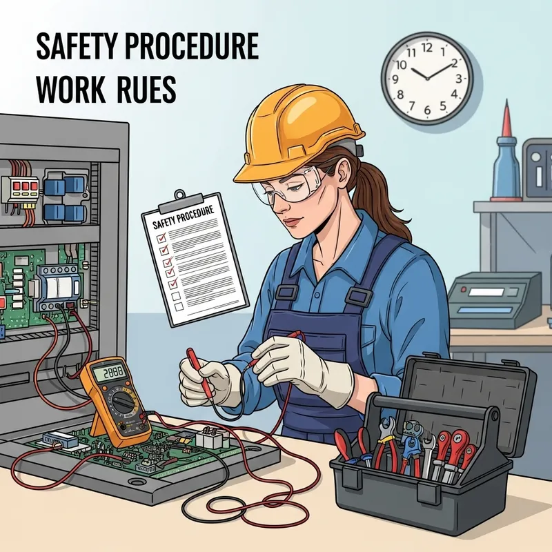 Electric Technician Safety Rules for Work Time