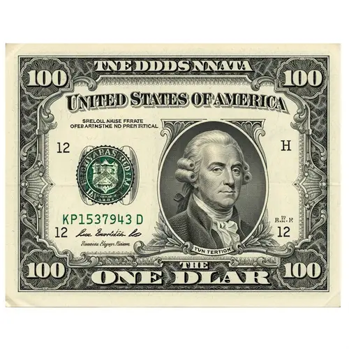 Stunning US 100 Dollar Bill Illustration