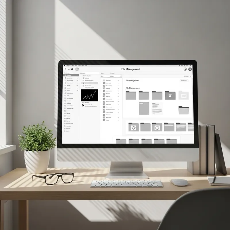 Minimalist File Management | Organized Workspace Design
