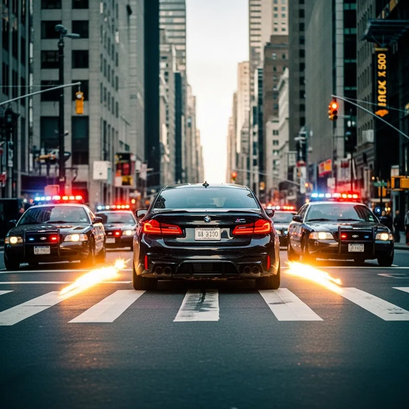 BMW M5 Competition Evades Police in New York Chase