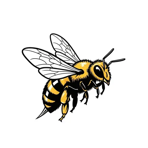 Create a Logo with a Bold Bee Design