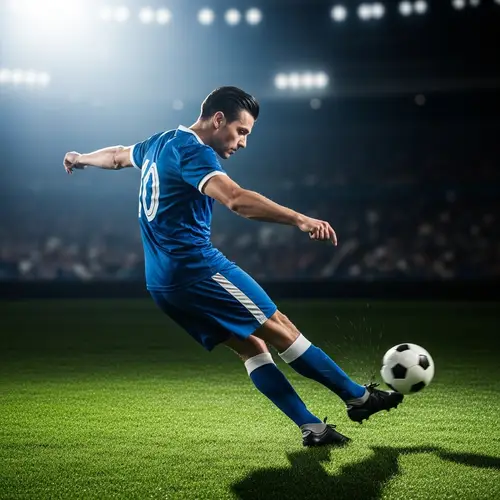 David Beckham Free-Kick Action: Perfect Technique