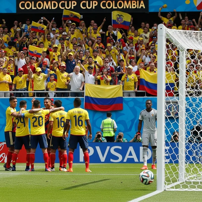 Colombia's Victory in World Cup Match: Epic Celebration