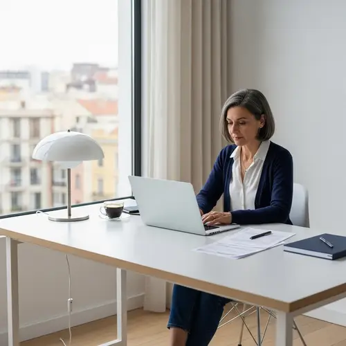 Minimalist Freelancing Workspace for Productivity