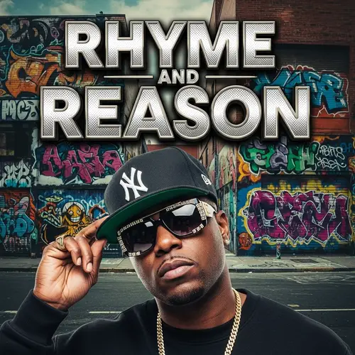 Rhyme and Reason - Gritty Album Cover for Rap Music Genre