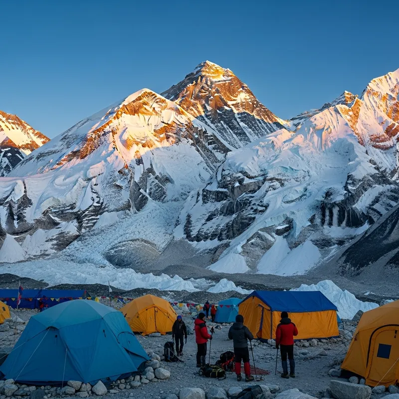 Nepal Mount Everest Panoramic View