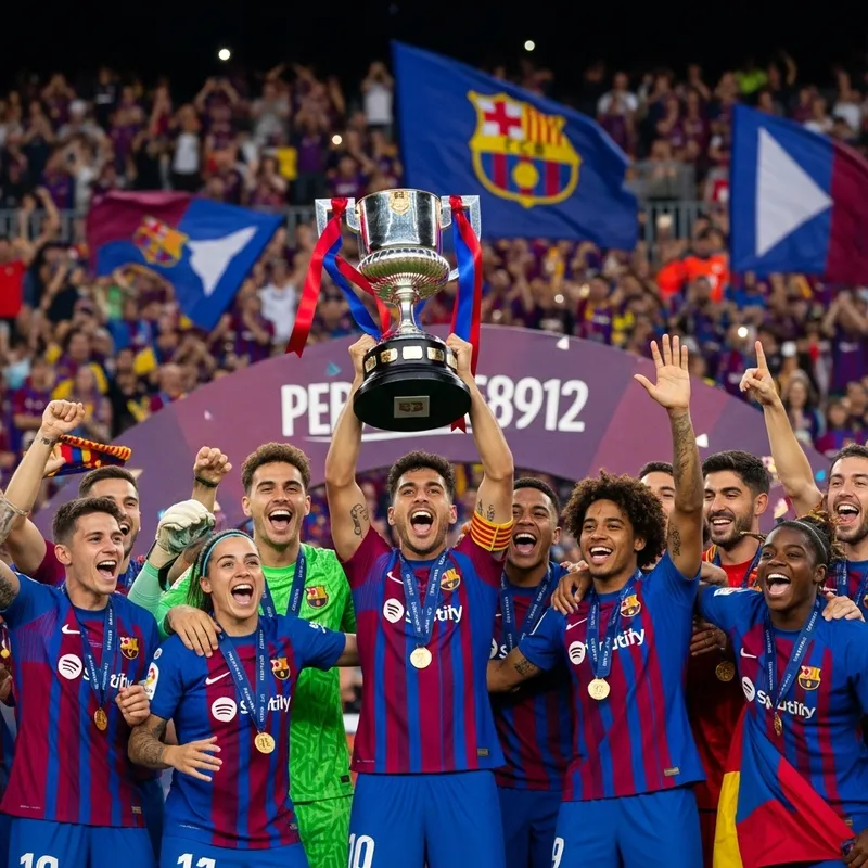 Victorious Celebration, Barça Style! | Football Victory Victorious Celebration, Barça Style! | Football Victory