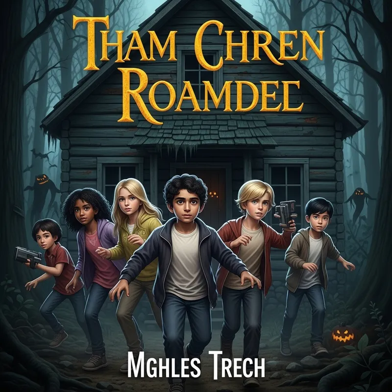 Multi-Cultural Escape Adventure: Thrilling Book Cover featuring Diverse Characters