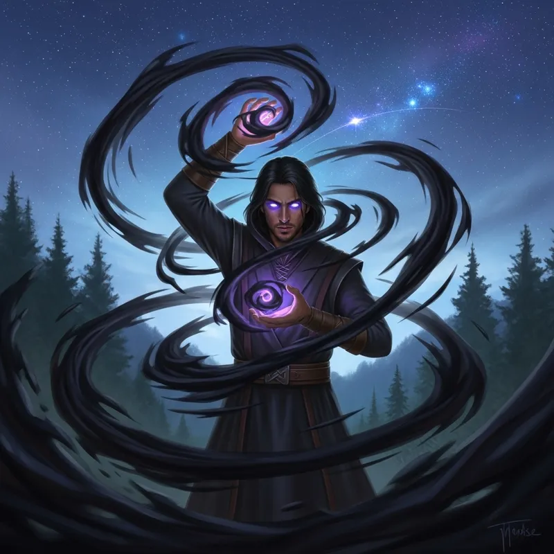 Hispanic Mystic Controlling Dark Matter in Enchanted Forest