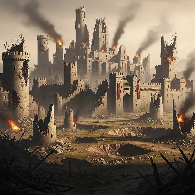 Bombed Kingdom: A Somber Ruin