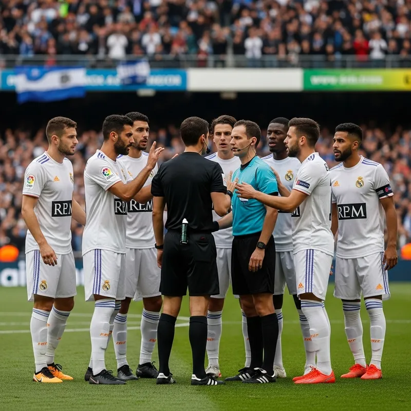 Real Madrid Soccer Team Alleged Referee Influence Incident