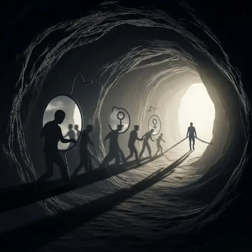 Personal Shadows in a Dark Cave: Symbols of Transformation