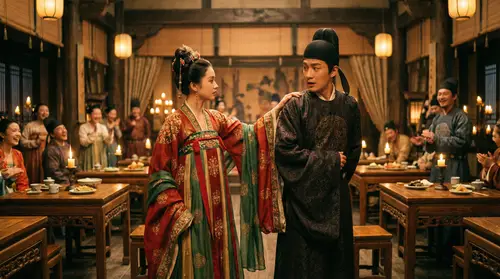 Cinematic Hanfu Wedding Reveal in Song Dynasty Style