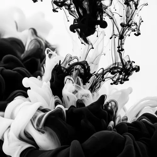 Liquid Black and White Wallpaper Designs