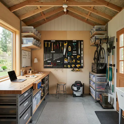 Chic Modern Tool Shed Interior Designs