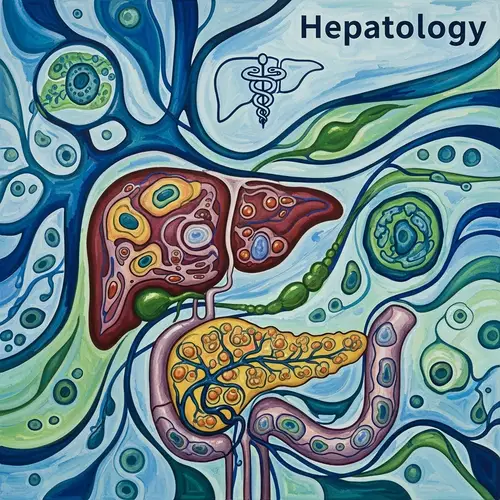 Abstract Hepatology Art: Liver, Gallbladder, Pancreas