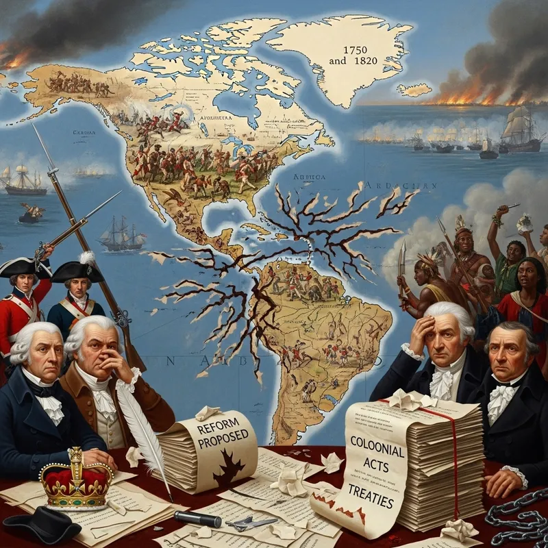 Failure of Colonial Reform: Key Events & Conflicts 1750-1820 Failure of Colonial Reform: Key Events & Conflicts 1750-1820