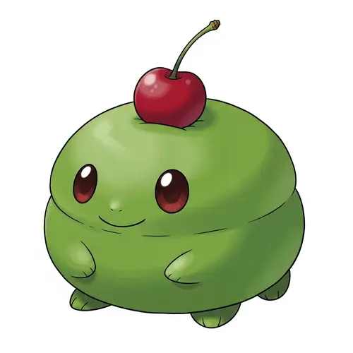 Green Rice Cake Pokemon - Cute Pokemon Concept