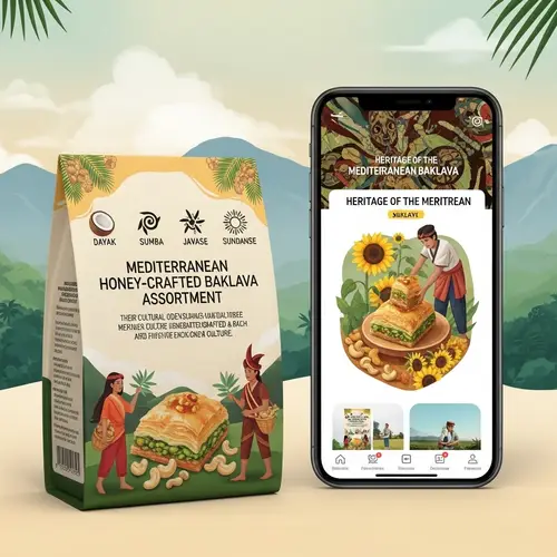 Mediterranean Honey-Crafted Baklava Assortment | Cultural Collaboration Design