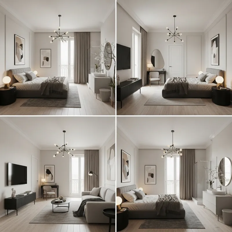 Italian Minimalist 4BR/2LR/2BTH - 140 sqm Apt Design