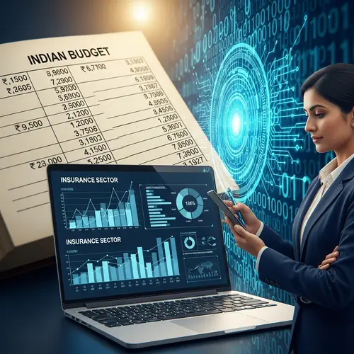 Indian Budget Analysis: Insurance Sector Metrics & Technology Advancements