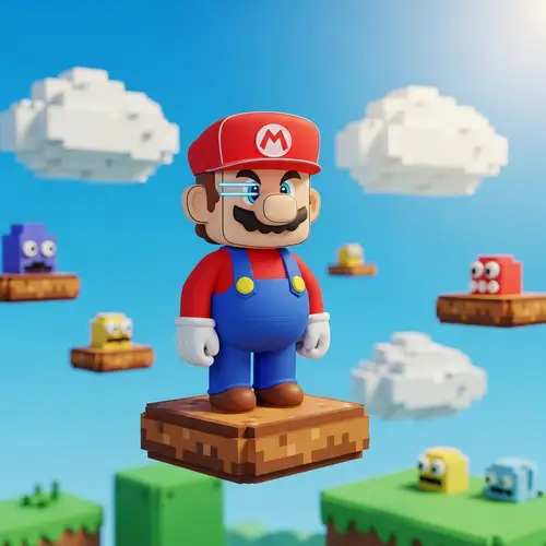 Modern Minimalist Video Game Character Design