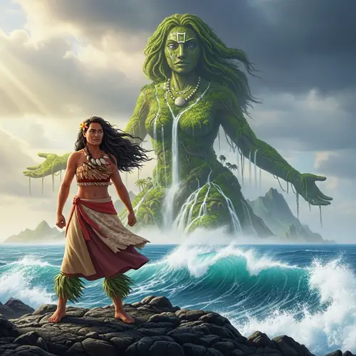 Pacific Islander Woman Inspires Massive Te Fiti Scene