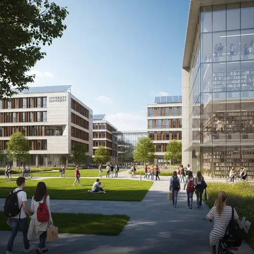 Modern University Campus: Inspiring Academic Spaces & Tech Innovations