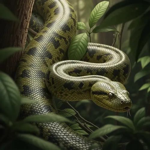 Realistic Anaconda Snake: Nature's Giant