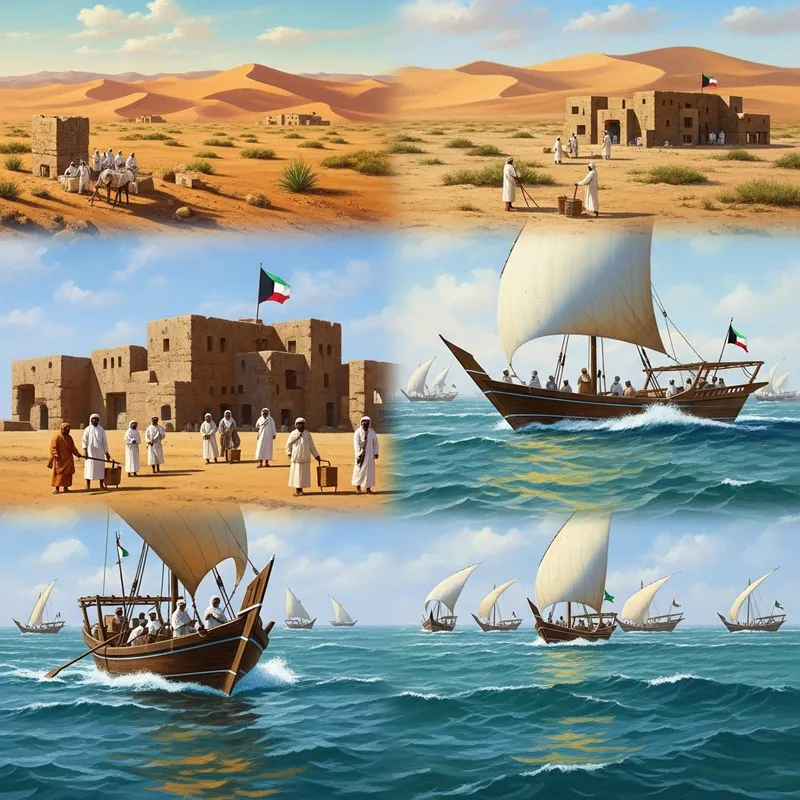 Kuwait's Desert & Maritime Past: An Artistic Tribute