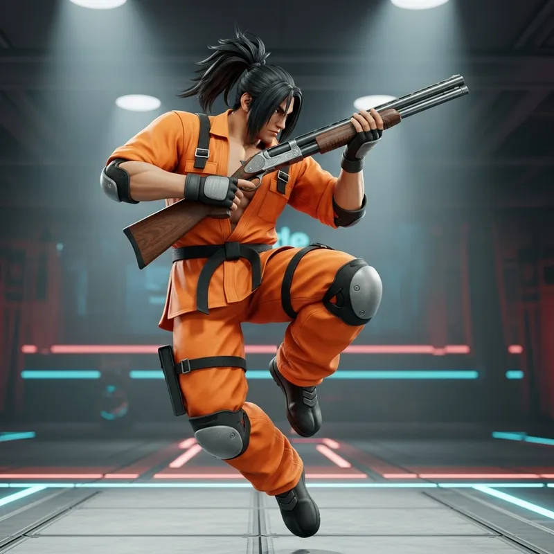 Create Fortnite Skin Pumping Chun Li | Martial Arts Character