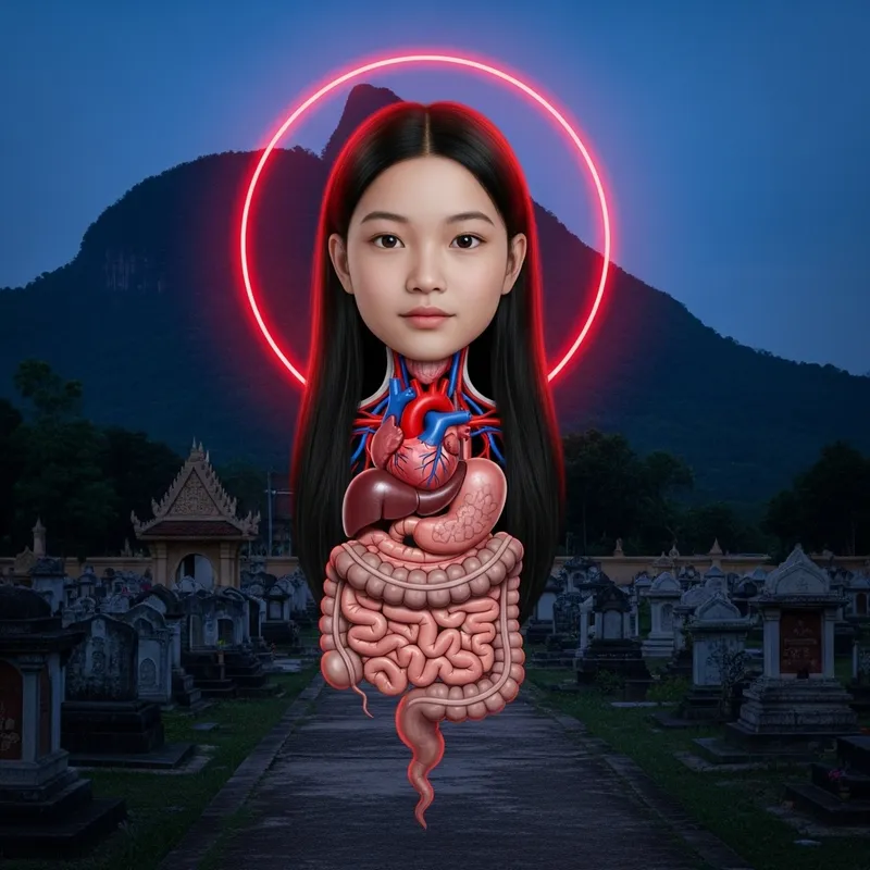 Eerie Nocturnal Spirit: A Photorealistic Twilight Scene Eerie Nocturnal Spirit: A Photorealistic Twilight Scene