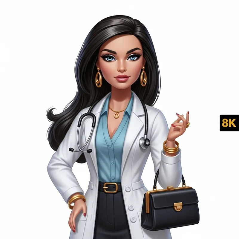 Stunning Latina Bratz Doll in 8K-HD - Hyperrealistic Beauty