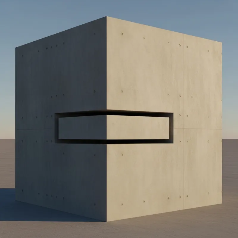 Cubical Spatial Composition: Visible Surfaces with Subordinate Element