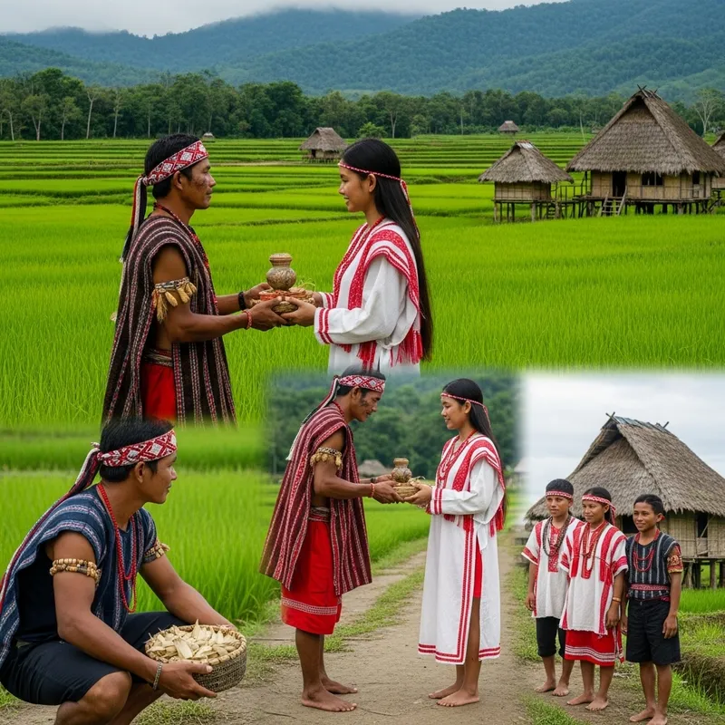 Authentic Indigenous Courtship in Idyllic Filipino Village