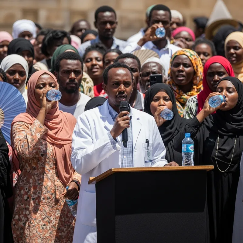 Stay Hydrated: Somali Doctor's Vital Message in Heatwave Stay Hydrated: Somali Doctor's Vital Message in Heatwave