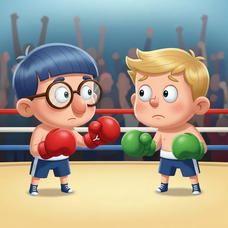 Milhouse vs Butters Boxing Match Clash Milhouse vs Butters Boxing Match Clash