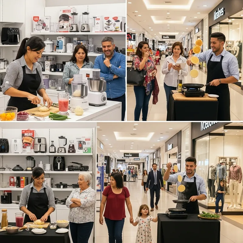 Latin American Kitchen Products Showcase in Department Store Environments